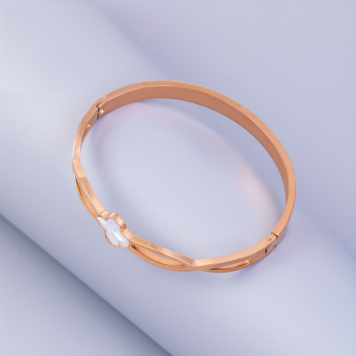 Lucky Clover Flower Bracelet Rose